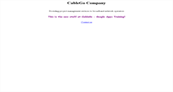 Desktop Screenshot of cablego.com